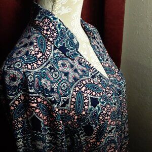 Express the portofino long sleeve top size M